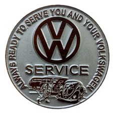 Vintage car badge volkswagen