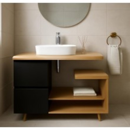 Mobile bagno legno design - mobile,