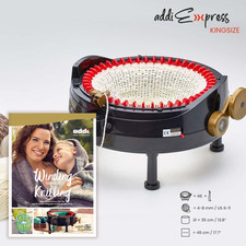 Macchina per maglieria Addi Express king size e libro modelli 896 avvolgimento