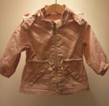 Bimba neonata 9/12 mesi giubbotto giacca con cappuccio removibile in cotone H&M