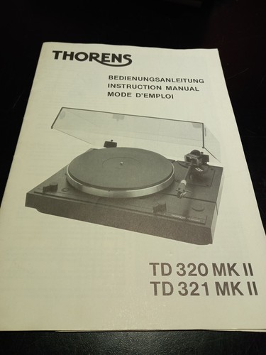 Manuale istruzioni thorens - /,