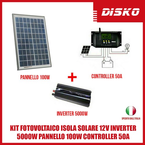 Kit fotovoltaico isola solare - kit,