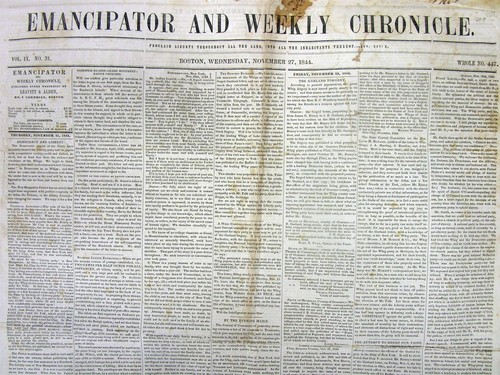 1844 giornale antischiavitù