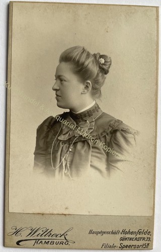 Orig cdv foto fotografie frau - orig.,