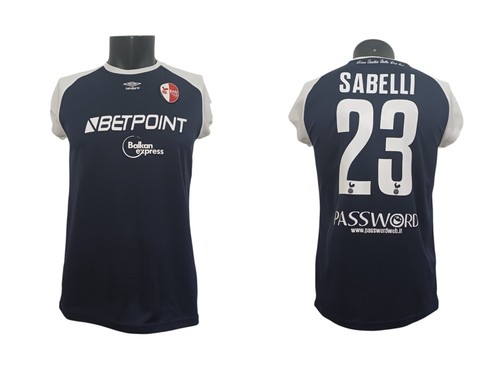 Maglia bari sabelli match - match, worn