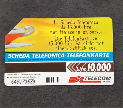 Scheda telefonica parlate - scheda, con