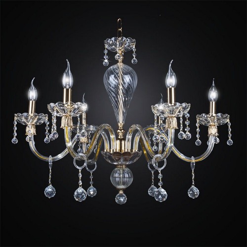 Lampadario cristallo oro - in,