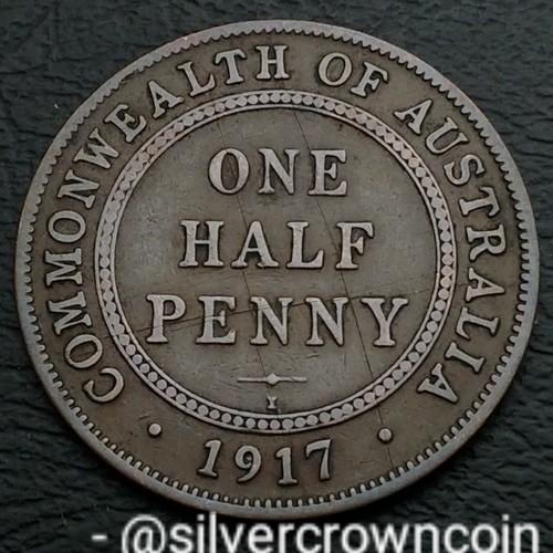 Australia half penny - half,