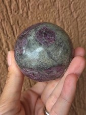 Minerali *** PREZIOSA E RARA SFERA GRANATO ROSSO