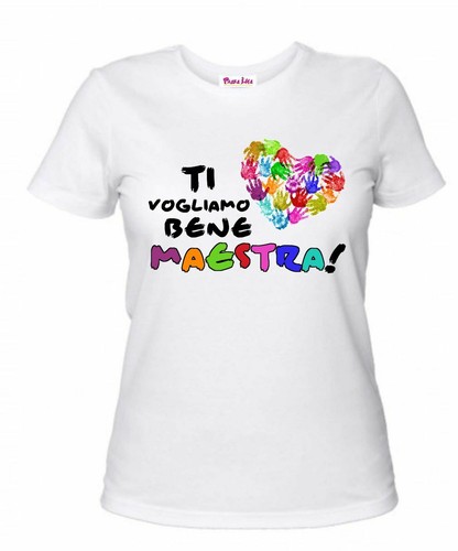 Shirt bianca donna scritta - bianca,