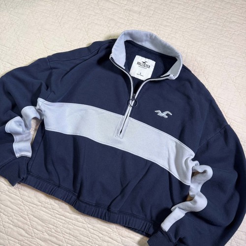 Hollister blu navy colorblock