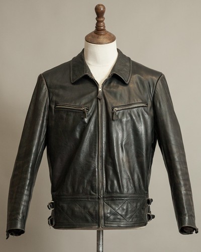 Giacca moto pelle polizia