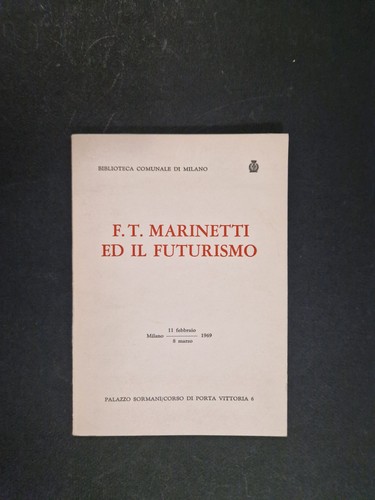 Catalogo mostra marinetti - mostra, f.t.
