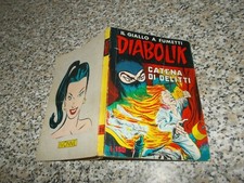 DIABOLIK 2°(SECONDA)SERIE 1965 ORIGINALE N.26 OTTIMO+FUSTELLA E CORNICE ADESIVI