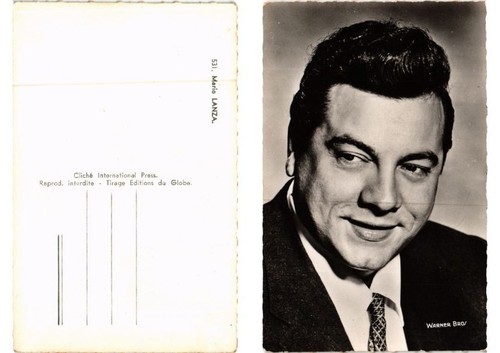 Cpa mario lanza film star - cpa,