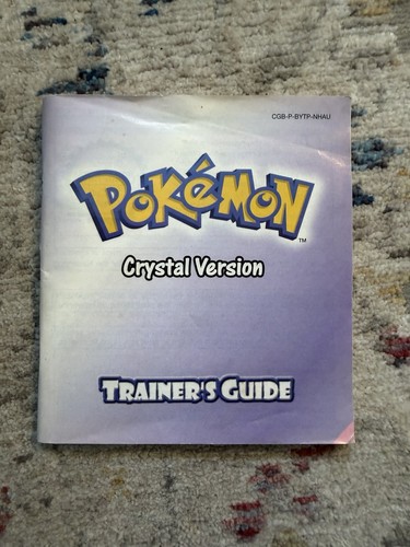 Pokemon crystal manuale guida - pokemon,