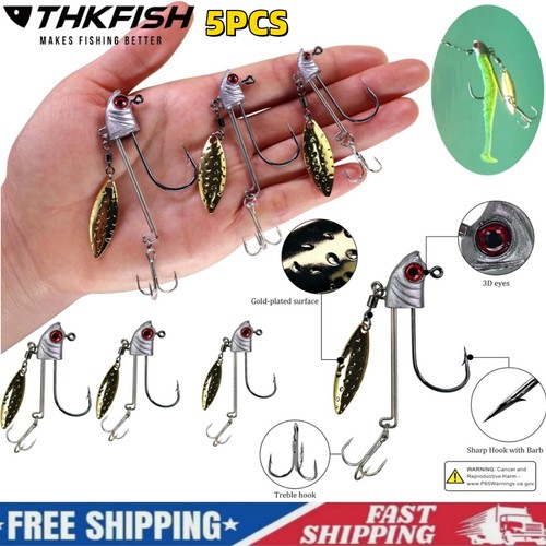 5pcs esca pesca jig heads - 5pcs,