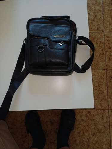 Borsello uomo pelle - pelle, nero