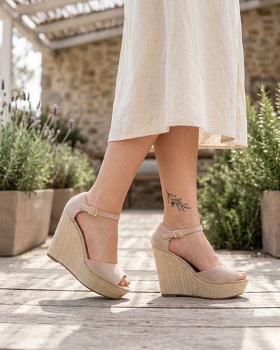 Scarpe donna sandali zeppa - scarpe,