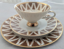 Set 3 pezzi piattini tazza da