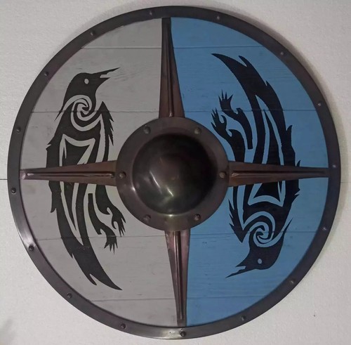 Scudo medievale corvo