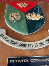 MILITARY CREST wooden shield