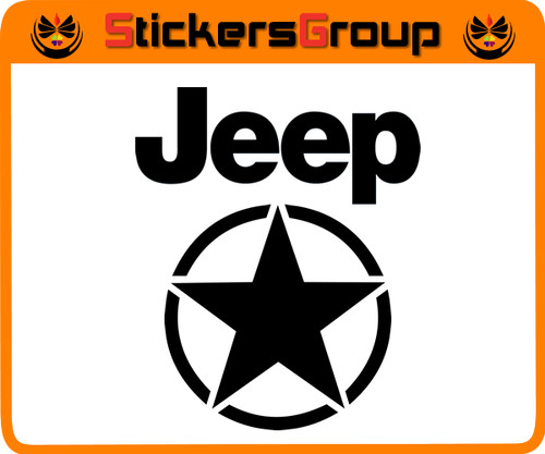 Adesivo logo jeep per - logo,