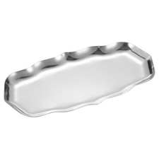 Vassoio decorativo in acciaio