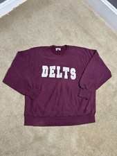 Vtg Lee DELTS Sweatshirt Adult