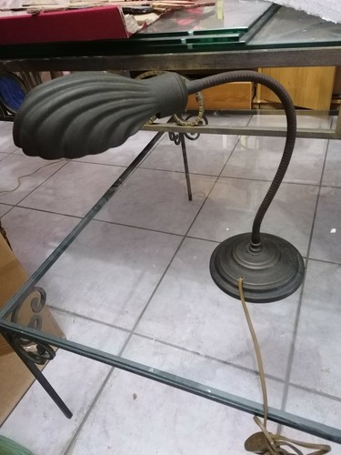Lampada scrivania ottone - scrivania,