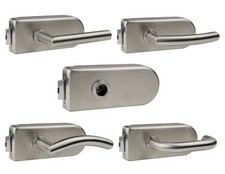 Serratura per porta in vetro