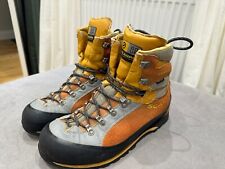 Scarponi da alpinismo Scarpa uomo TRIOLET GTX Goretex taglia 9 UK o 43 EU arancioni