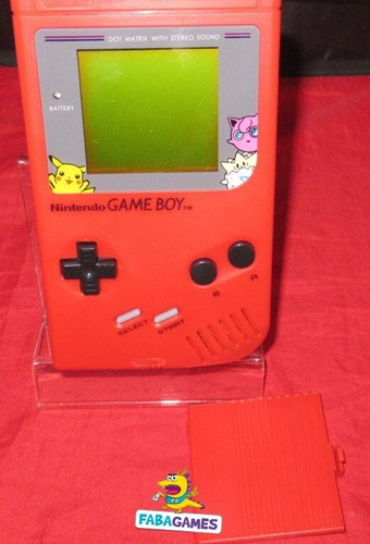 Game boy console rossa - boy, red