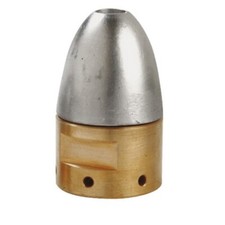 OGIVA IN ZINCO PER ASSE Ø MM 25 ELICA RIVA ACCESSORI NAUTICA