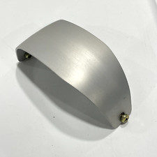 NOS Vintage Monty Trial Bike Bash Guard Protezione Catena Sotto Piastra BMX Argento