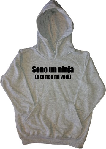 Sono ninja felpa con - (e,