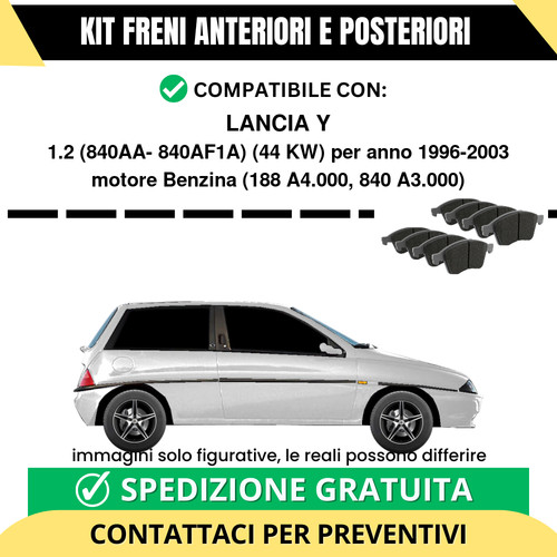 Pastiglie freno ant post - freno,