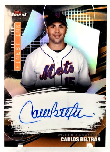Carlos beltrán topps - topps, finest