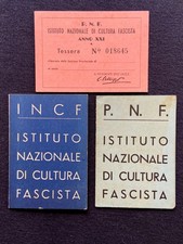 Tre Tessere Istituto Nazionale