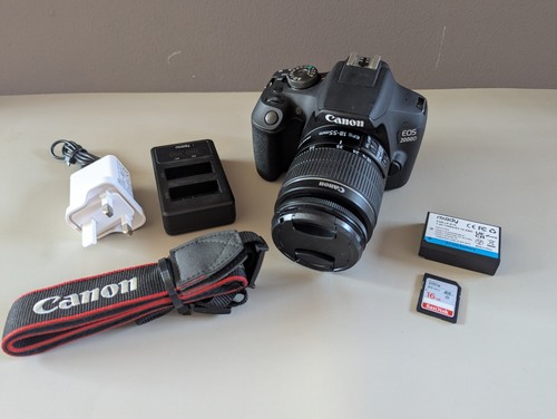 Canon 2000d obiettivo ef s - 2000d, +