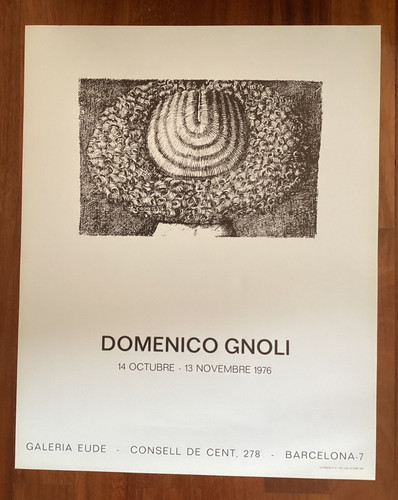 Domenico gnoli original poster - domenico,
