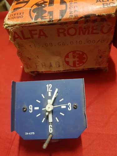 Orologio quadro strumenti - orologio, alfa