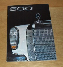 Mercedes 600 Brochure