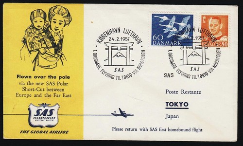 Sas 1957 copenaghen - ✈sas,