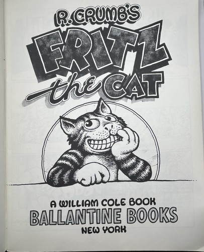 Fumetto vintage fritz il - -,