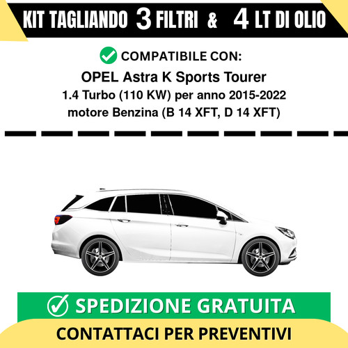 Tagliando per opel astra - tagliando,