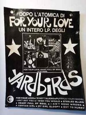 RIPRODUZIONE The yardbirds for your love cartoncino promo no originale 1966 lp