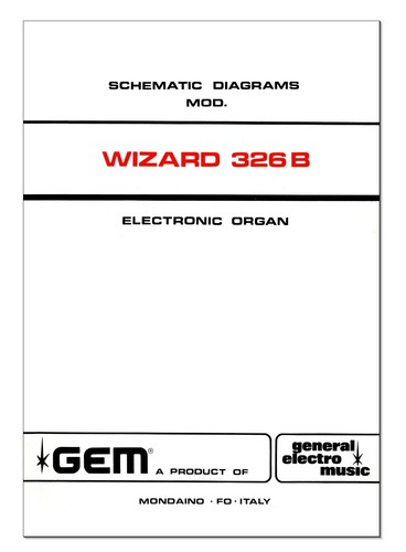 Gem wizard 326b service manual - wizard,