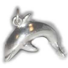 Ciondolo in argento sterling delfino .925 x 1 Ciondoli con delfini!