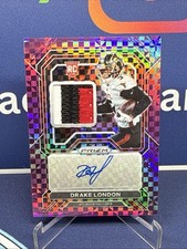 2022 Panini Prizm Drake London Purple Power RPA 3 colori patch Falcons SP a /49